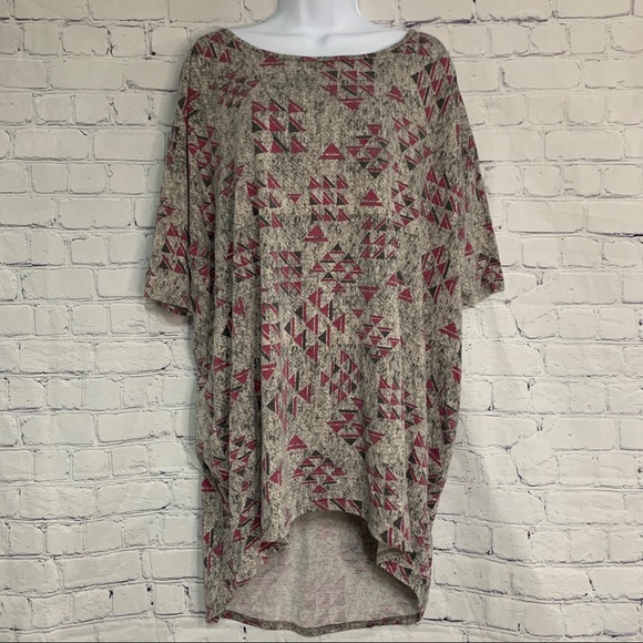 Lularoe Gray And Purple Irma - Picture 1 of 5